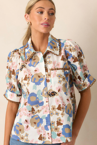 Multicolour Flower Shirt