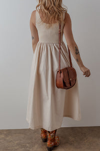 Beige Midi Dress