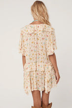 Load image into Gallery viewer, Apricot Boho Ruffle Mini Dress