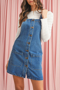 Button Denim Dress