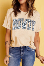 Load image into Gallery viewer, Cow Print HOWDY Graphic Tee