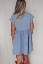 Load image into Gallery viewer, Denim Babydoll Dress