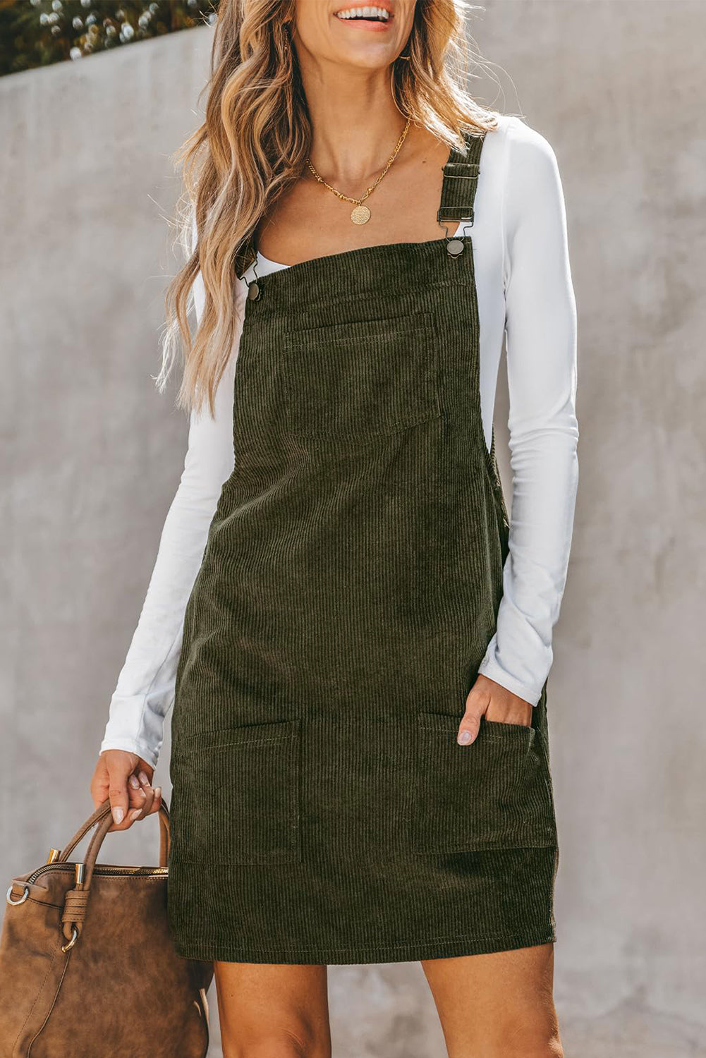 Vineyard Green Overall Dress