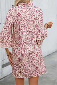 Paisley Print Dress