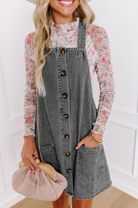 Button Denim Dress