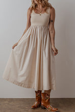 Load image into Gallery viewer, Beige Midi Dress