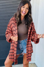 Load image into Gallery viewer, Long Plaid Shirt