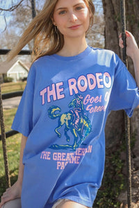 Sky Blue Rodeo Graphic Tee