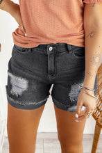 Load image into Gallery viewer, Ripped Denim Shorts