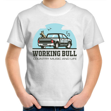 Load image into Gallery viewer, Working Bull Kids Tee - White