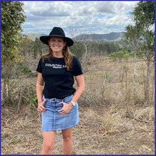 Load image into Gallery viewer, Country Life Womens T-Shirt - Black