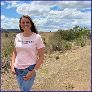 Country Life Womens T-Shirt - Pink