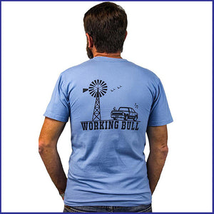 Outback Mens Tee - Carolina Blue