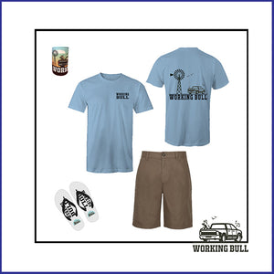 Outback Mens Tee - Carolina Blue