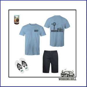 Outback Mens Tee - Carolina Blue