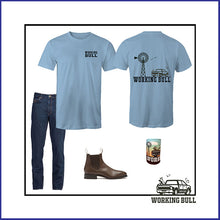 Load image into Gallery viewer, Outback Mens Tee - Carolina Blue