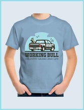 Load image into Gallery viewer, Working Bull Kids Tee - Blue