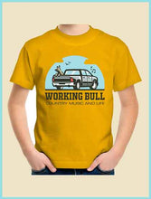 Load image into Gallery viewer, Working Bull Kids Tee - Gold