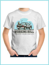 Load image into Gallery viewer, Working Bull Kids Tee - White