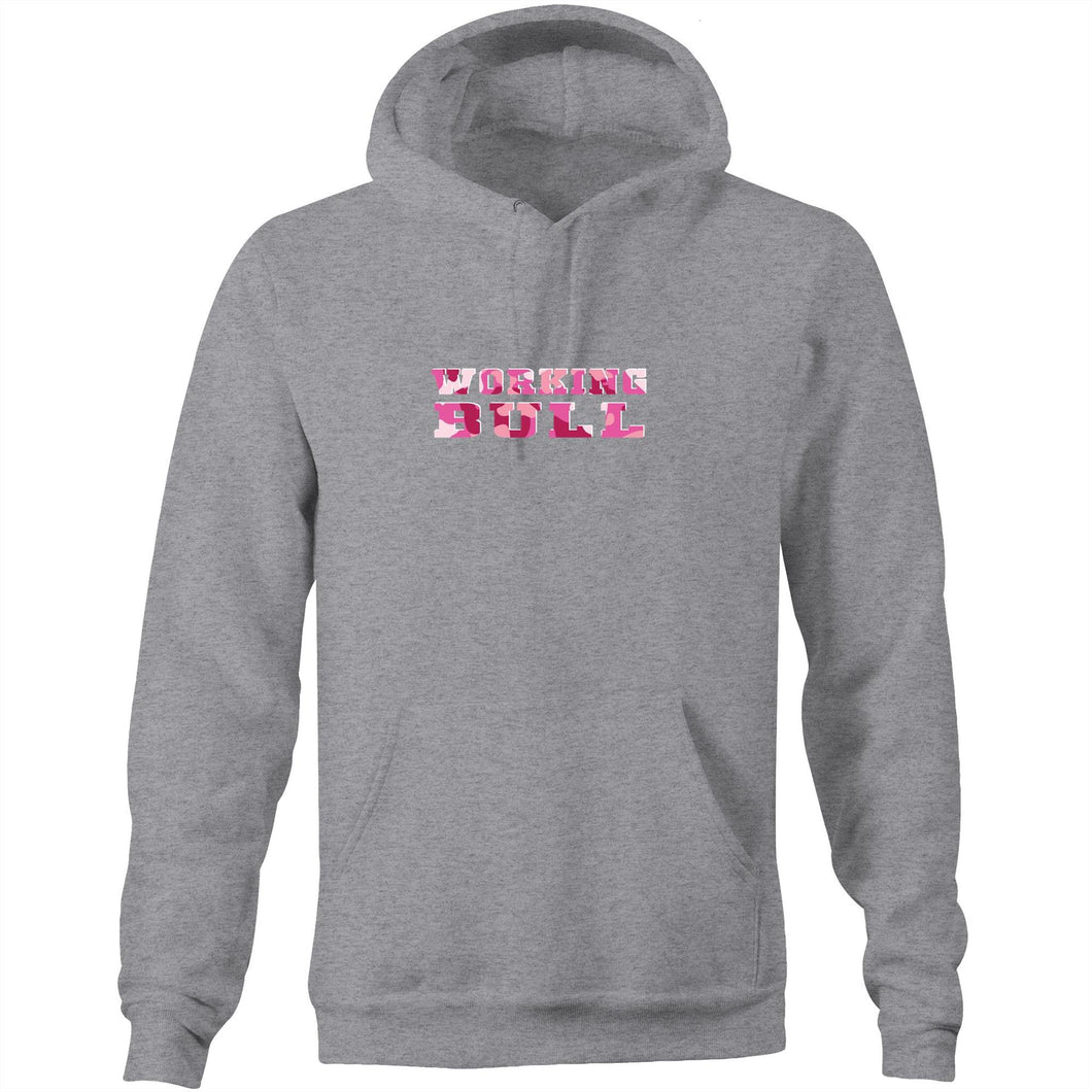 Pink Camo Hoodie - Grey